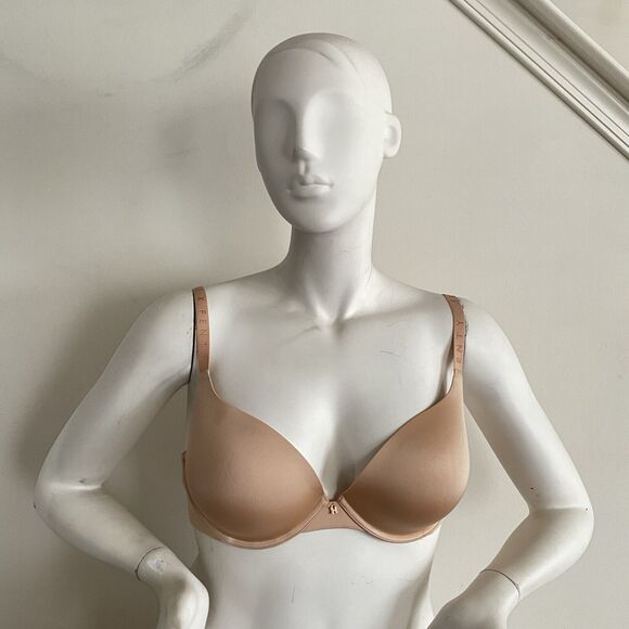 Savage X Fenty Bra 38D Nude Microfiber Push-up Cage Back Contemporary - Picture 8 of 10